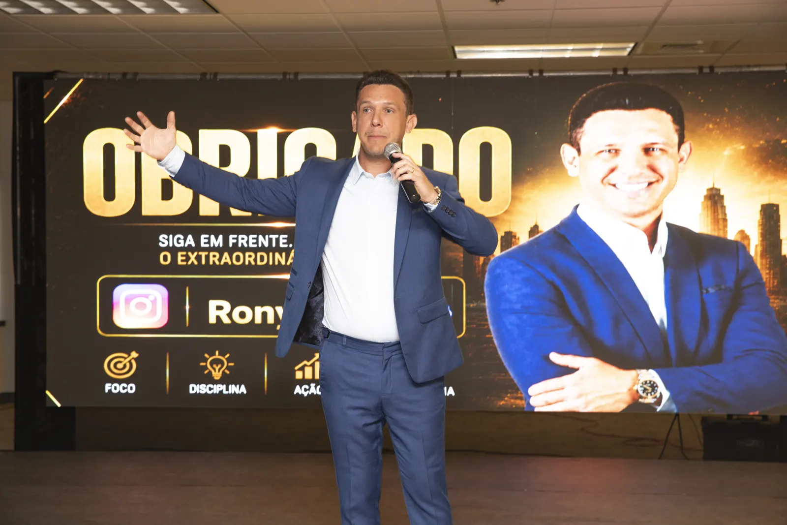 Rony Jabour no palco