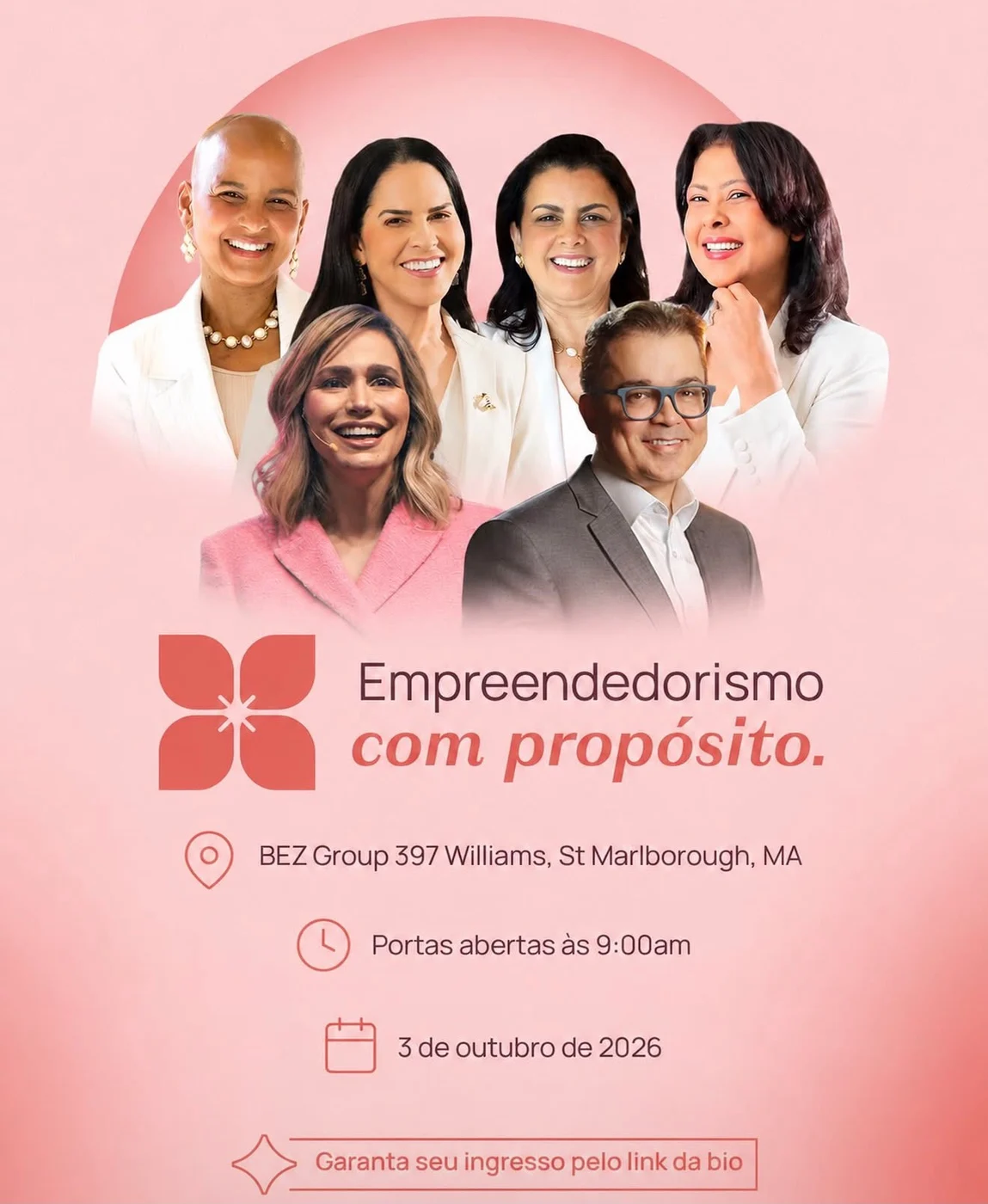 Flyer do evento Empreendedorismo com Propósito